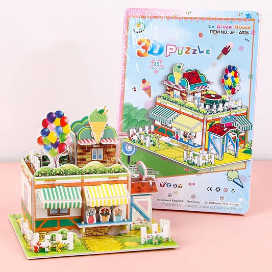 Creative 3D Assembly Puzzle – DIY EPS Foam Toy, Educational for 5-7 Years Kids