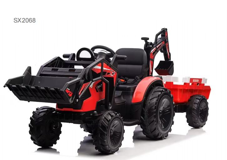 SX2068 Electric Tractor Ride – 2V-24V, Big Kids, Quality, Remote, MP3, ASTM Certified