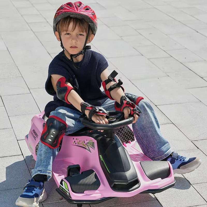 SX2218 Electric Children's Car – Toys for Kids/Babies, Battery-Powered, Plastic, Red/White/Blue Colors